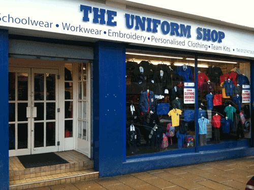The Uniform Shop in Bradford.